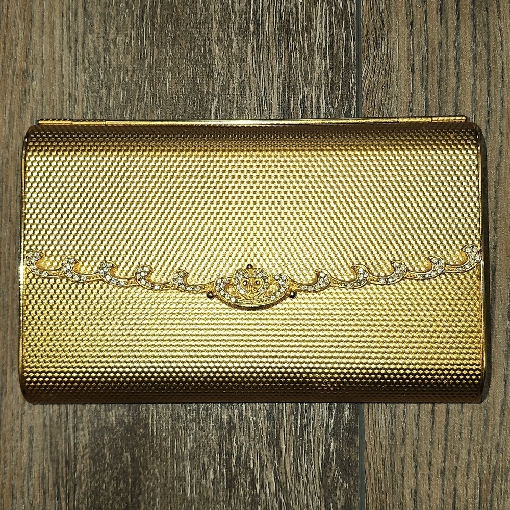 Elegant, Party, Holiday, Vintage, Gold Clutch, Retro, 50s, Formal, Wedding, Mini